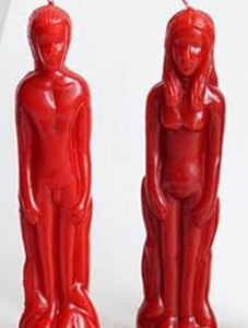 Vela Figura Hombre / Mujer Artesanal