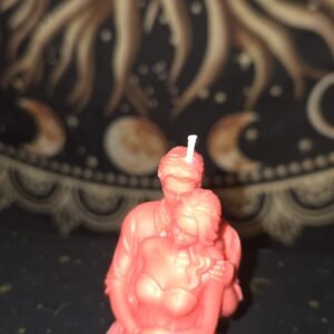 Vela Pareja Abrazo por la Espalda 3D