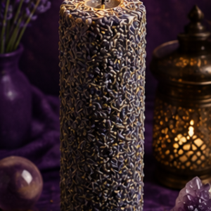 Velón Herbóreo De Lavanda LIMPIEZA Y ARMONIZACIÓN