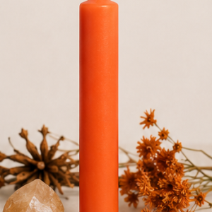 Vela Ritualizada Naranja ÉXITO Y ENERGÍA